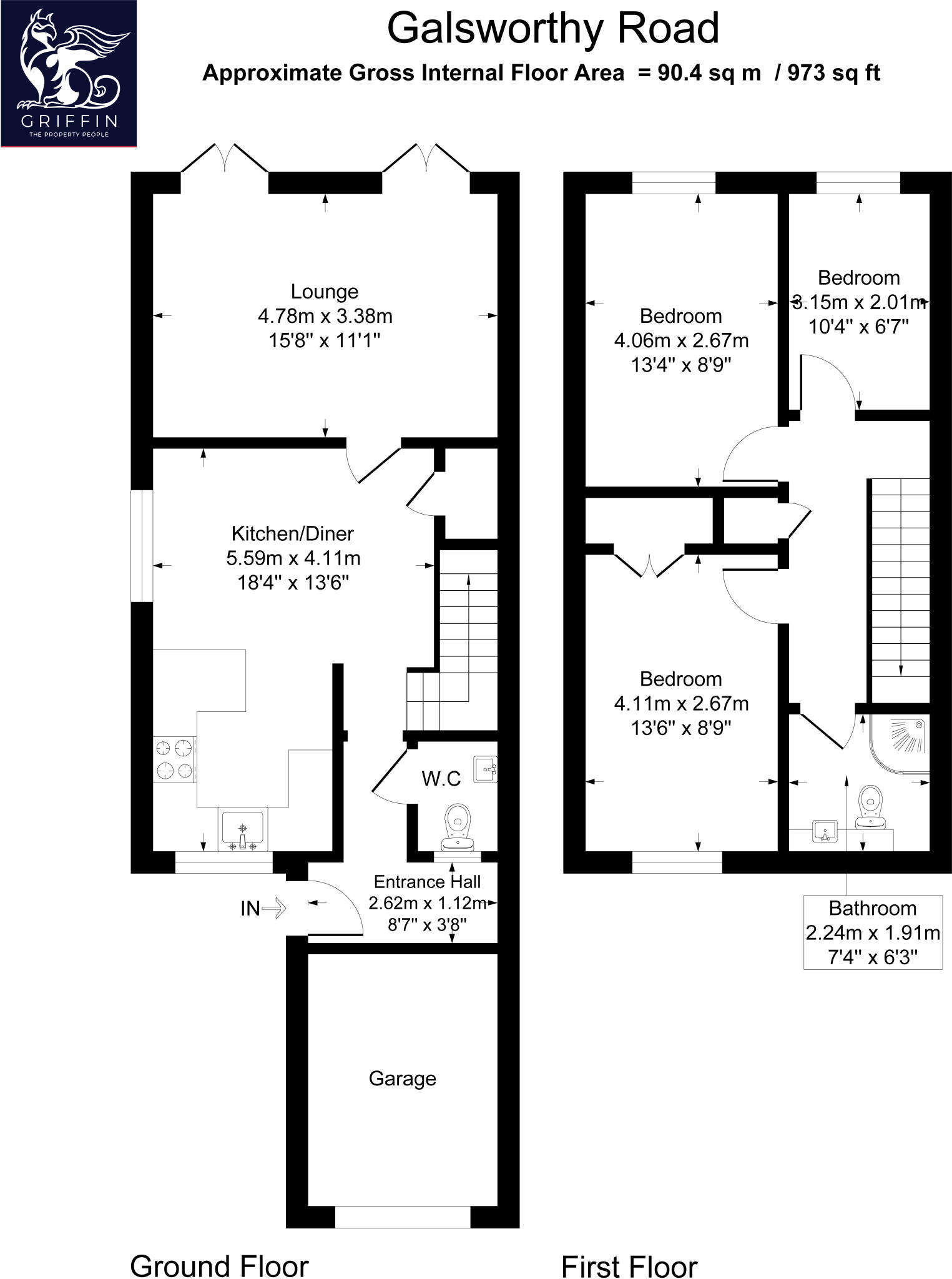 Galsworthy Road, Tilbury, RM18 floorplan