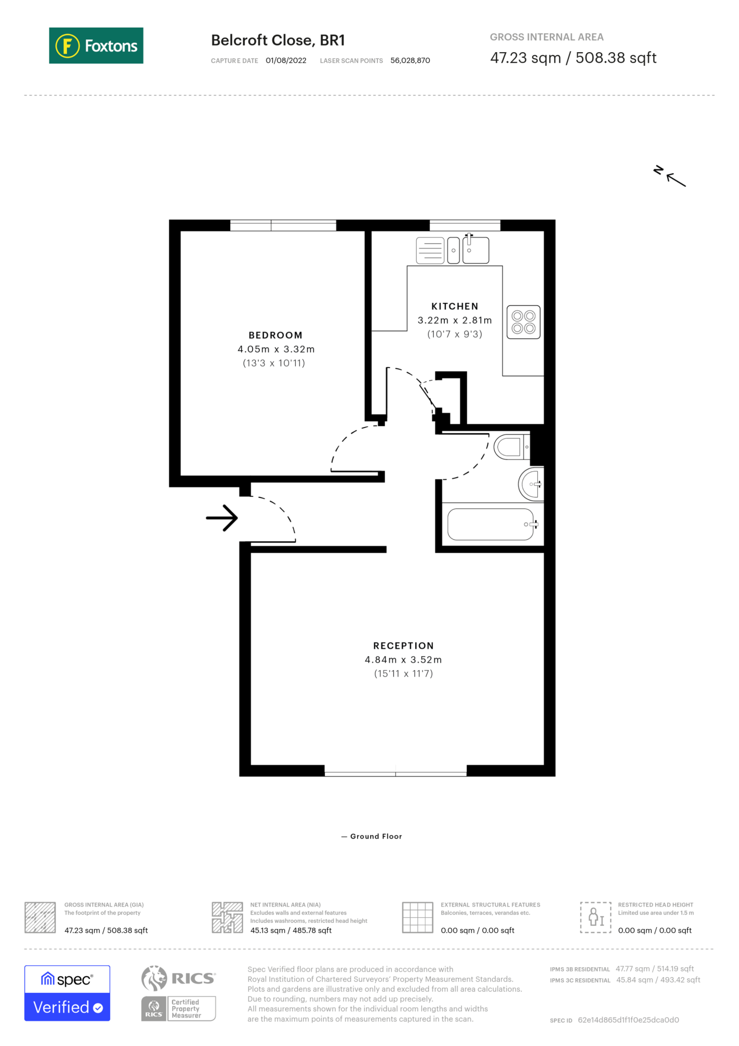 Belcroft Close, Bromley, BR1 floorplan