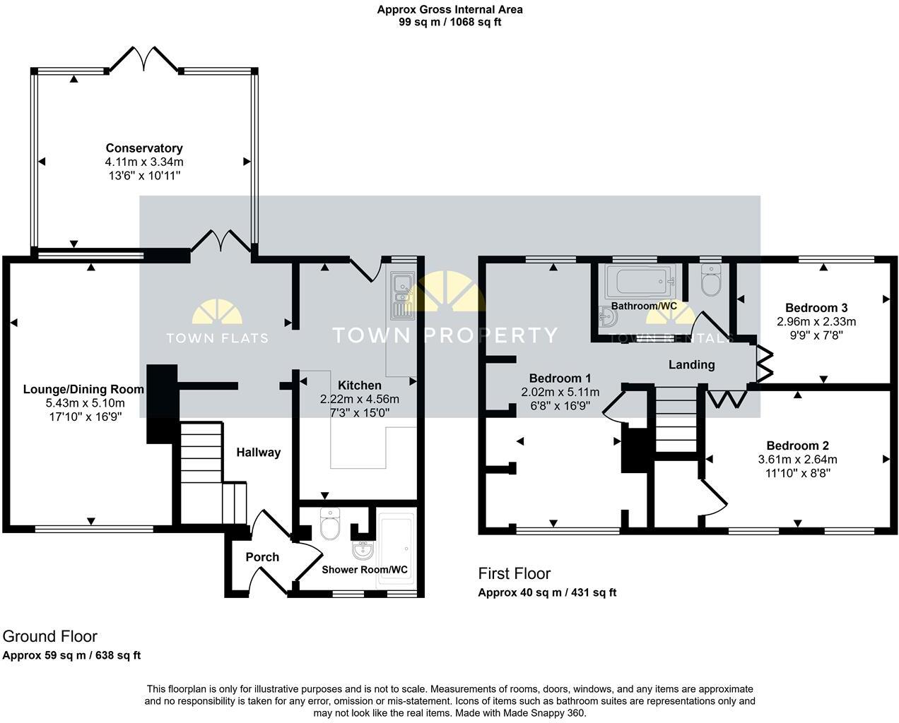 Southfield, Polegate floorplan