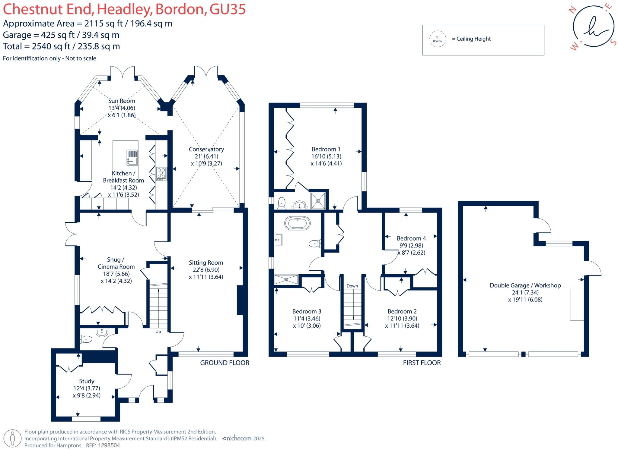 Chestnut End, Headley, GU35 floorplan
