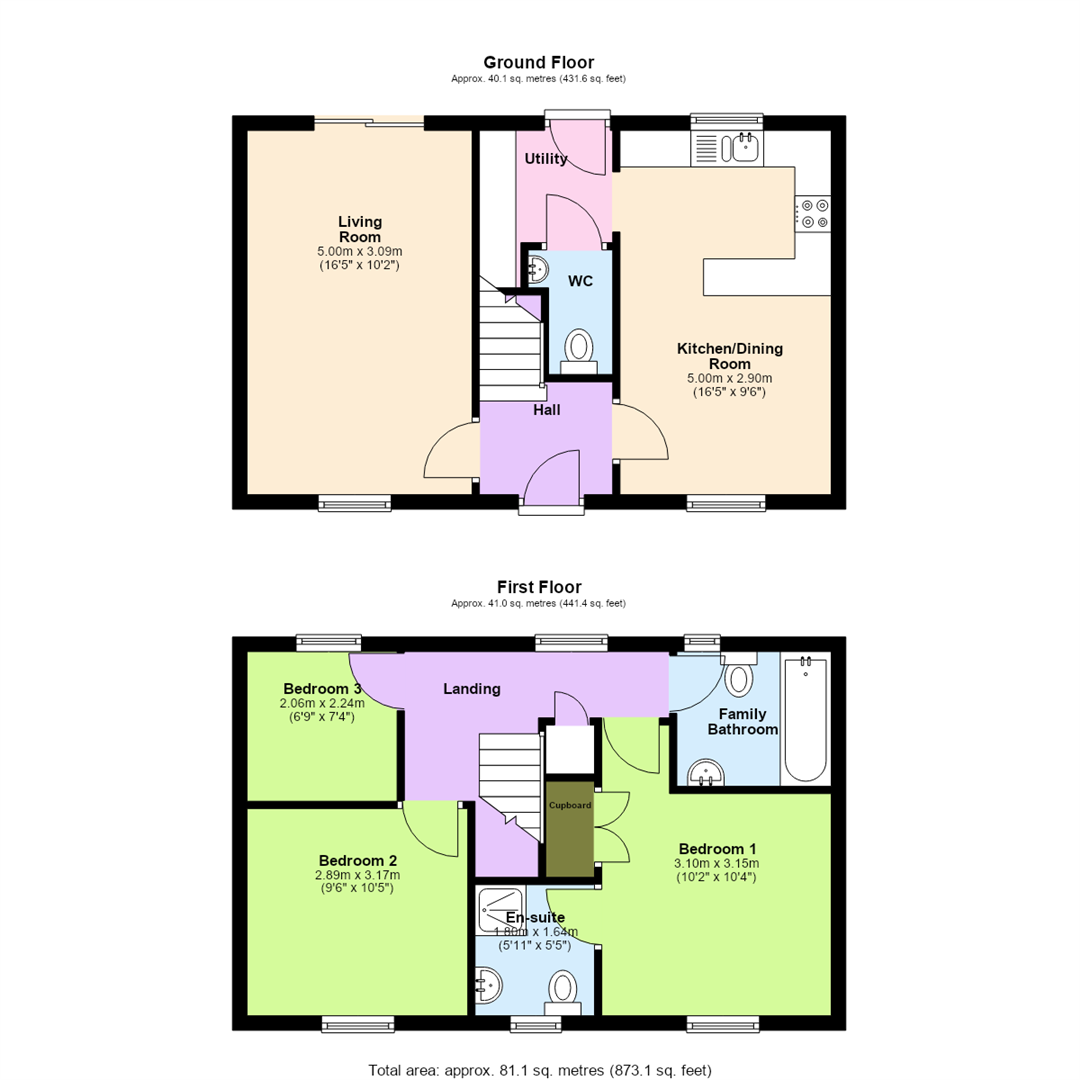 Larkin Gardens, Higham Ferrers floorplan