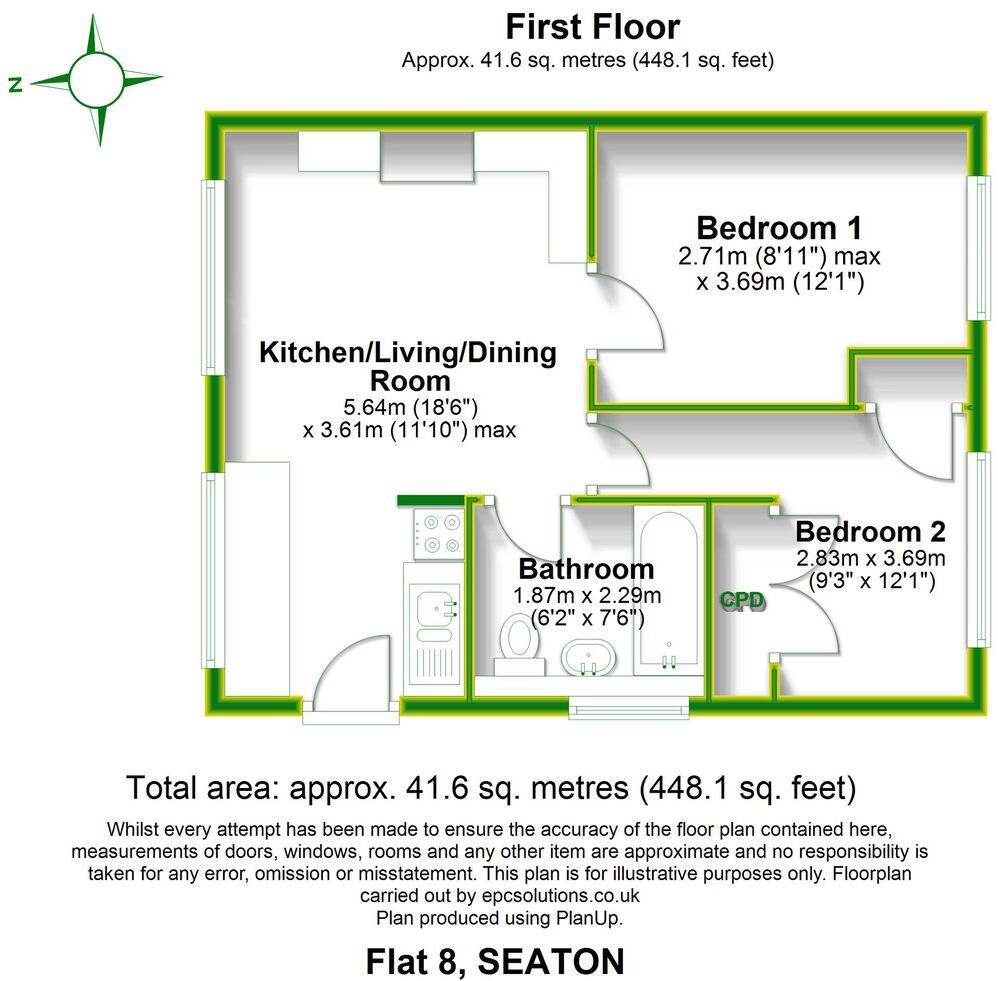 Seaton Down Hill, Seaton, Devon, EX12 floorplan