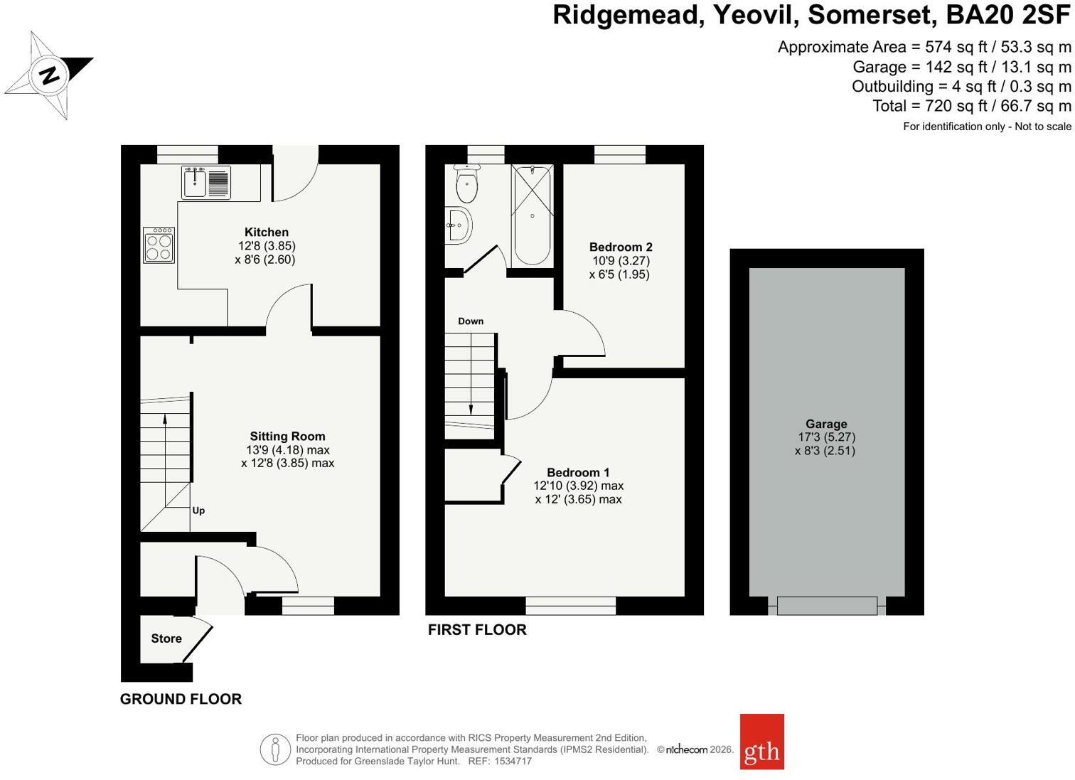 Ridgemead, Yeovil, Somerset, BA20 floorplan