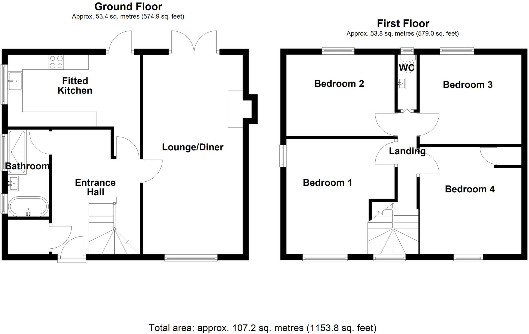 Twelfth Avenue, Merthyr Tydfil floorplan