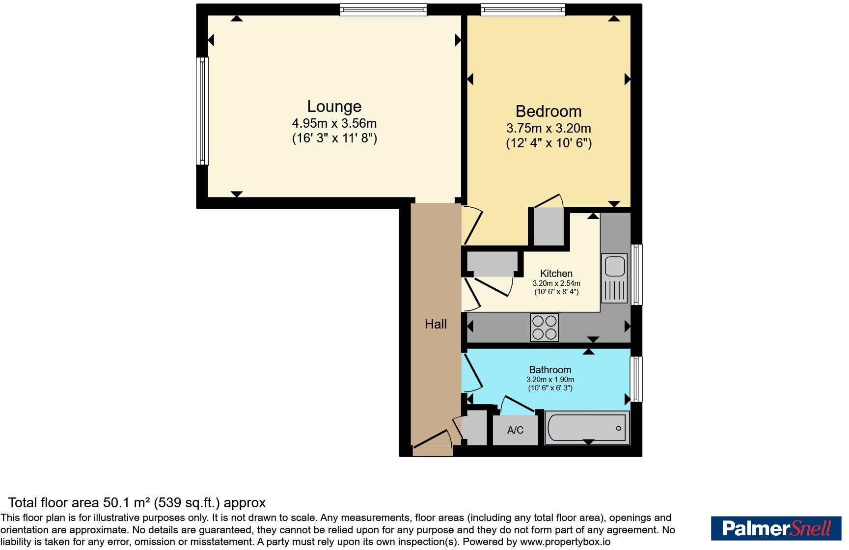 Surrey Road, Poole, Dorset, BH12 floorplan
