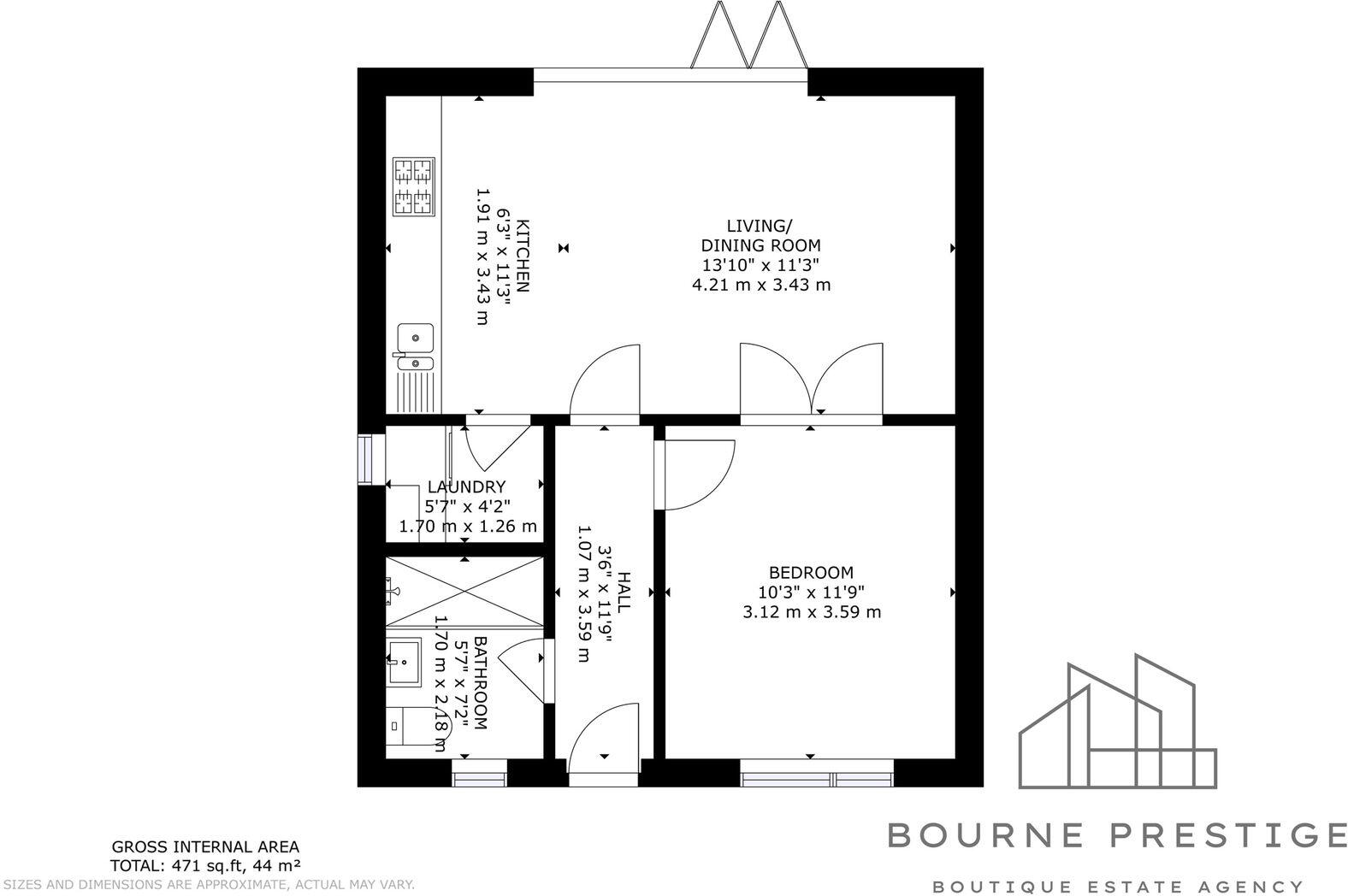 St Albans Ave, Queens Park, Bournemouth. floorplan