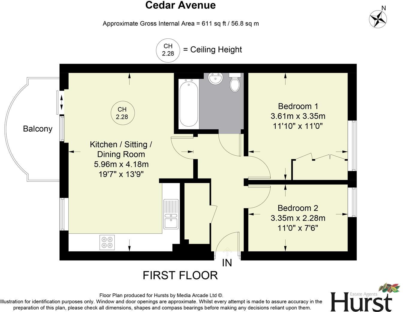 The Cedars, Hazlemere (no Chain) floorplan
