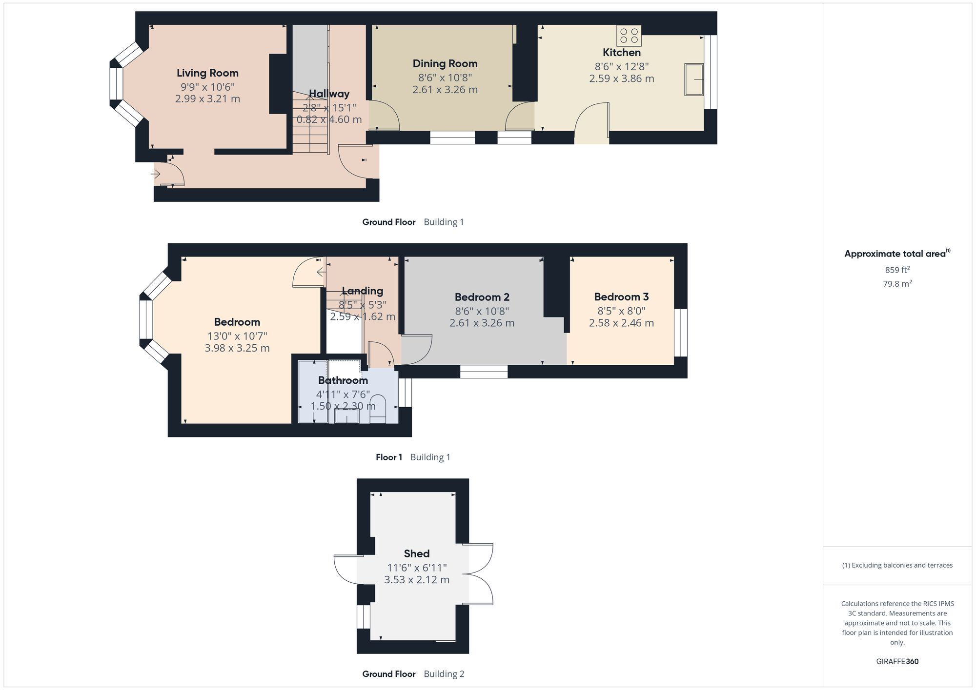 Cranleigh Avenue, Portsmouth, PO1 floorplan