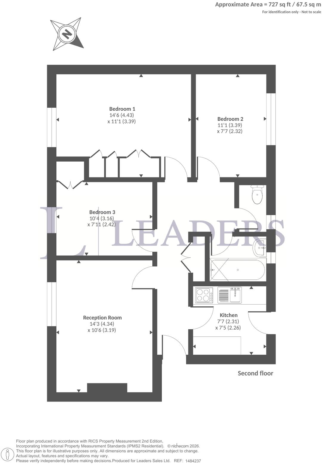 St. Peters Road, Croydon floorplan