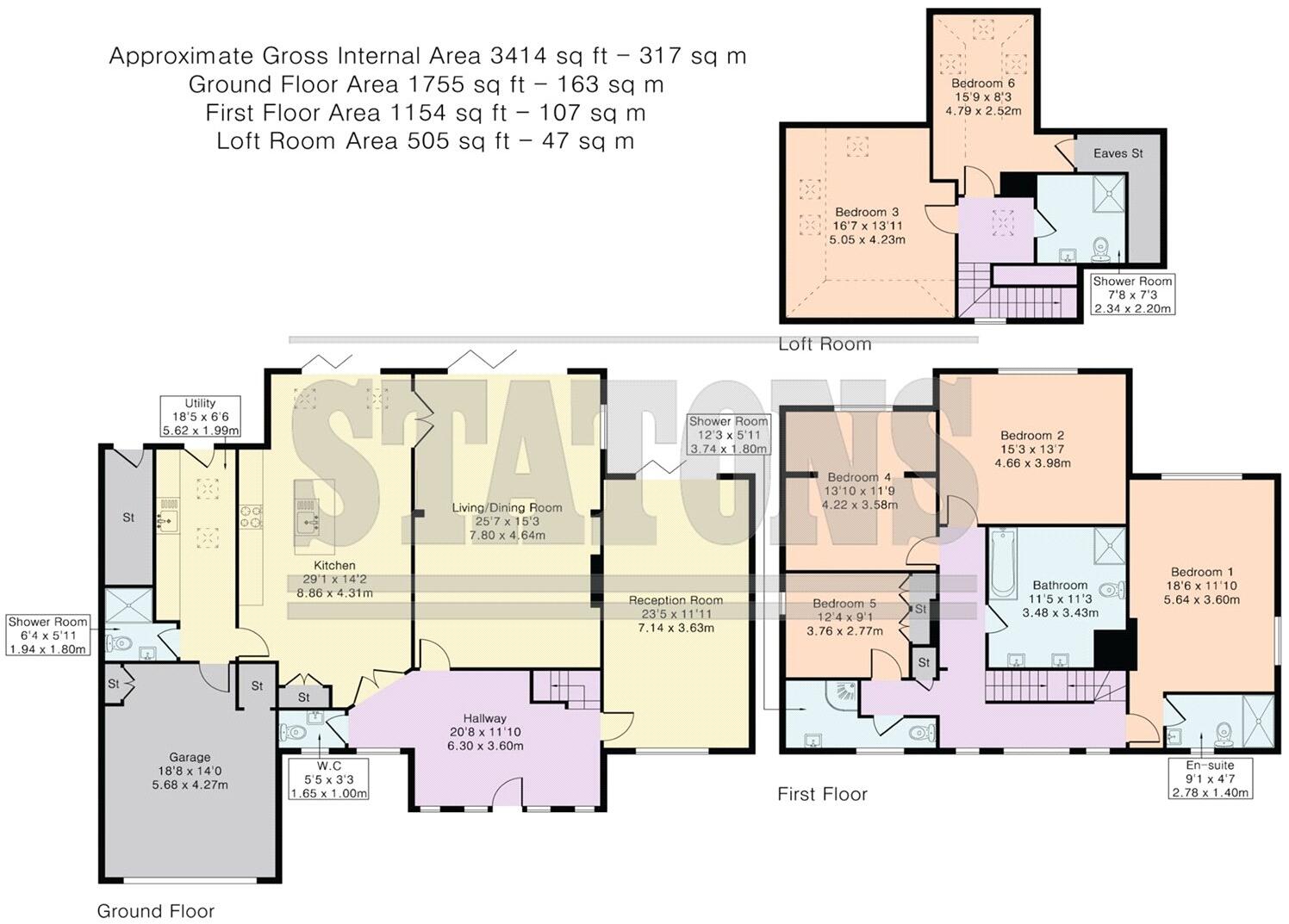 Brookmans Avenue, Brookmans Park, Hertfordshire, AL9 floorplan