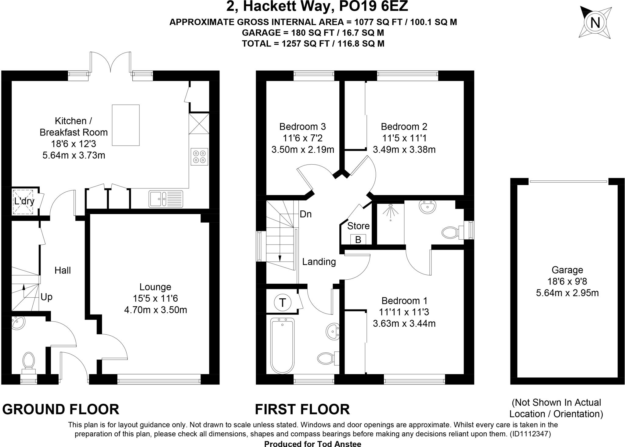 Hackett Way, Lavant View, Chichester, West Sussex, PO19 floorplan