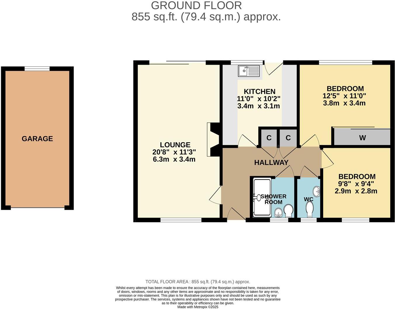 Cowling Road, Carnon Downs floorplan