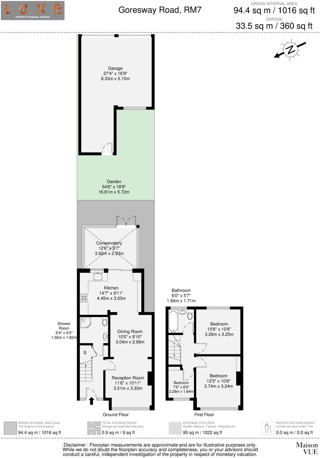 Romford, RM7 floorplan
