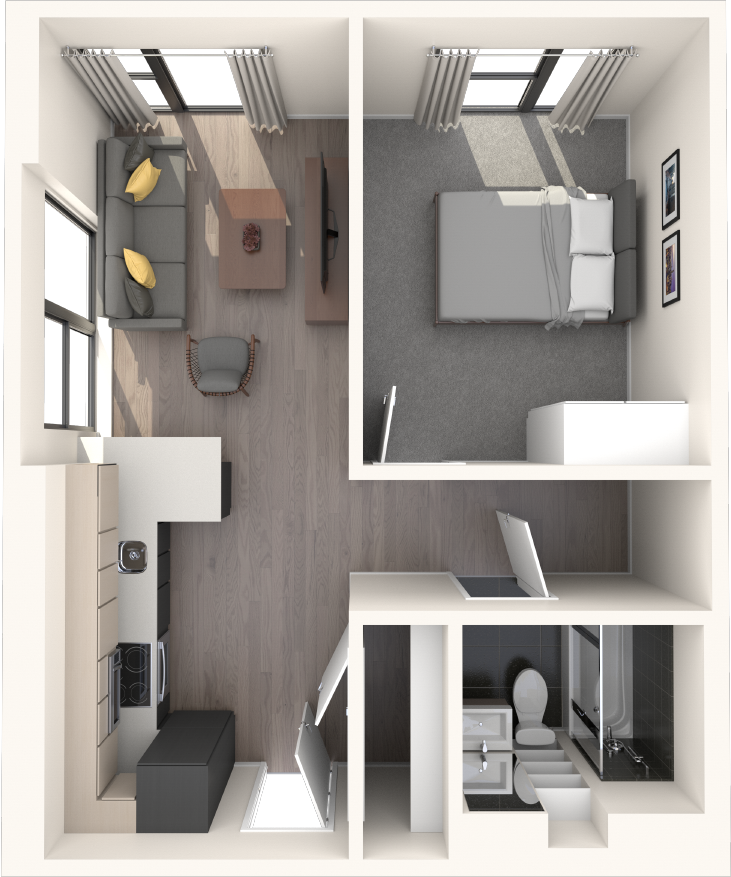 Cortland Broad St., Birmingham, B15 floorplan
