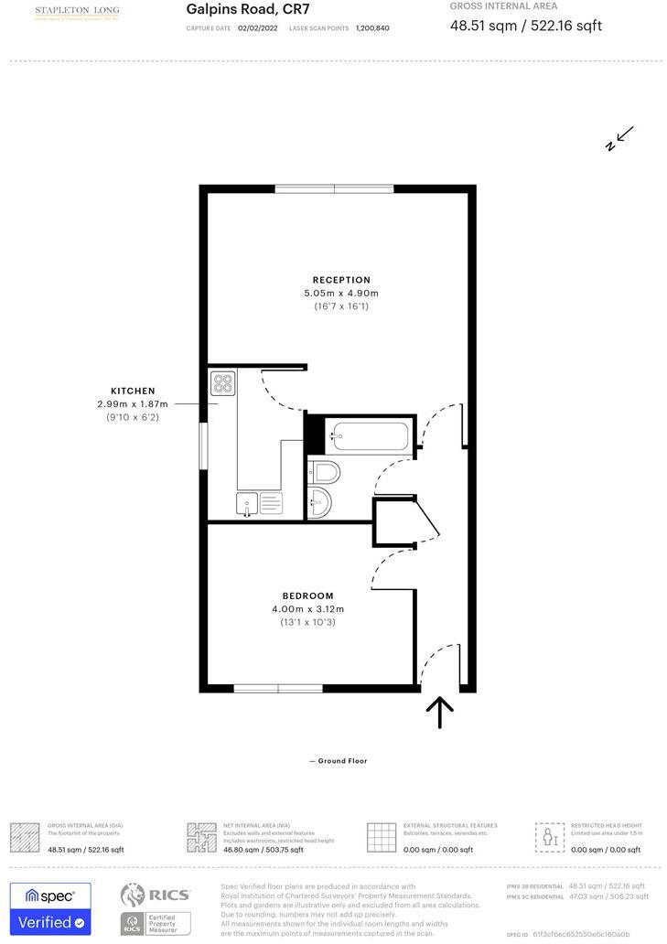 Galpins Road, Thornton Heath floorplan
