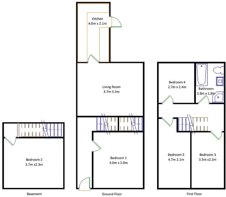 Dunalley Parade, Cheltenham, Gloucestershire, GL50 floorplan