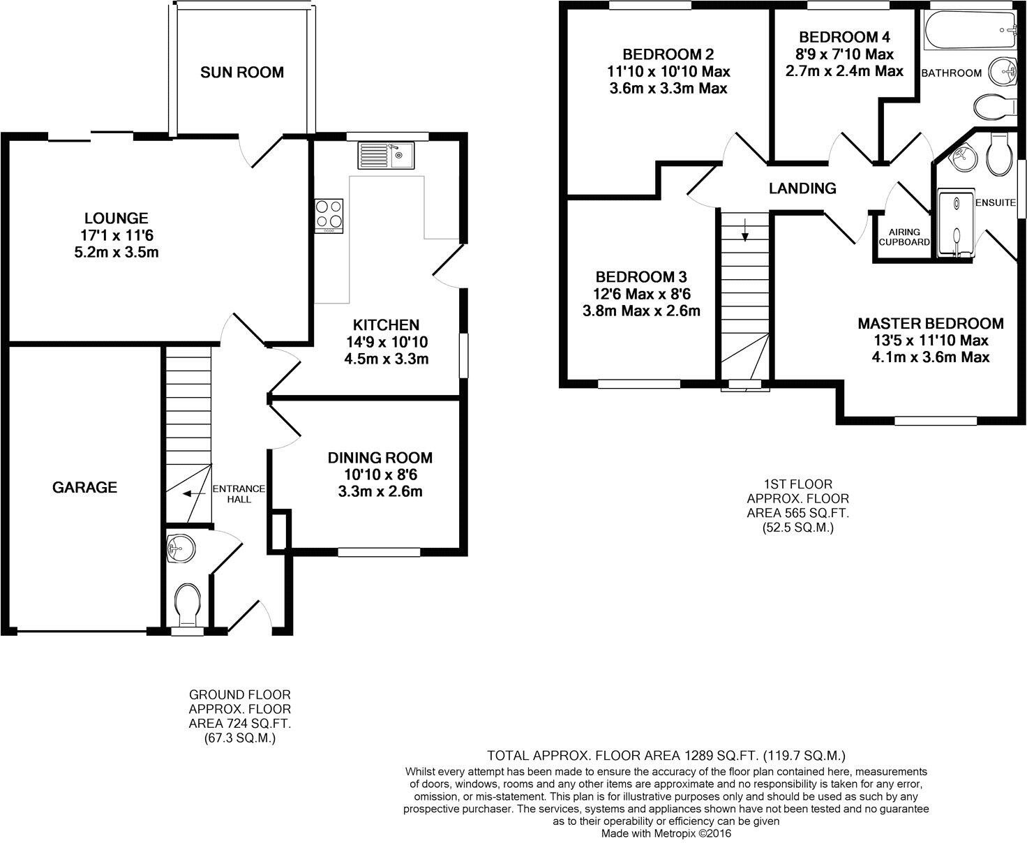 Cardinal Close, Bury St. Edmunds, Suffolk, IP32 floorplan