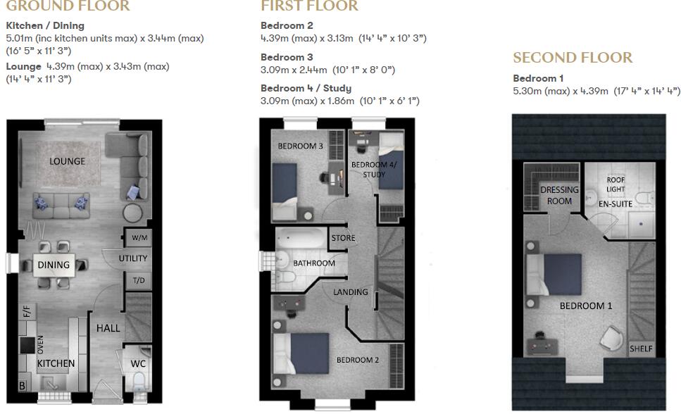 Plot 19, The Kingston, Stone Crescent, Cheltenham, Gloucestershire, GL51 floorplan