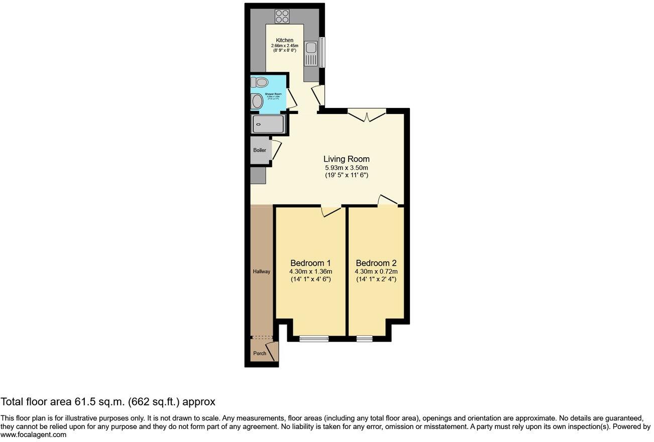 Rutland Road, Skegness, PE25 floorplan