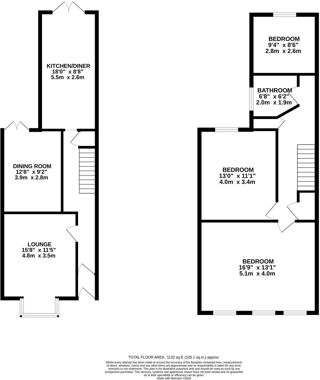 The Avenue, Acocks Green, Birmingham, West Midlands, B27 floorplan