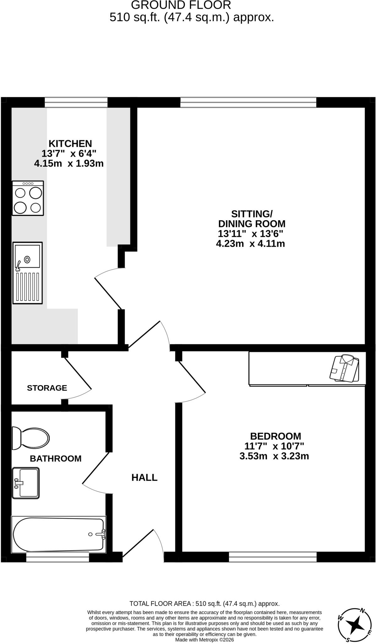 The Ridgeway, St. Albans, Hertfordshire, AL4 floorplan