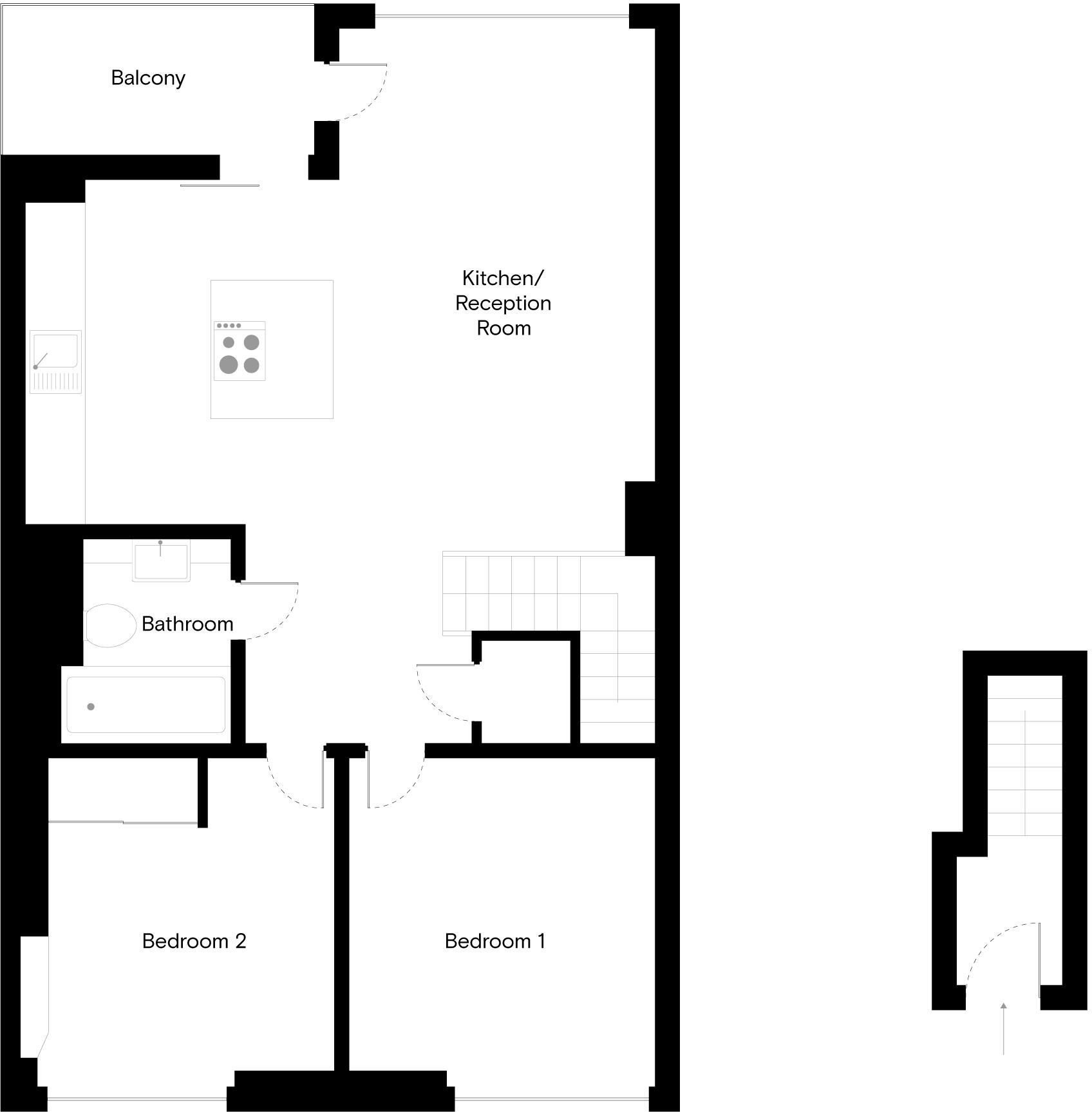 Balfron Tower, St Leonards Road, London, E14 0XU floorplan