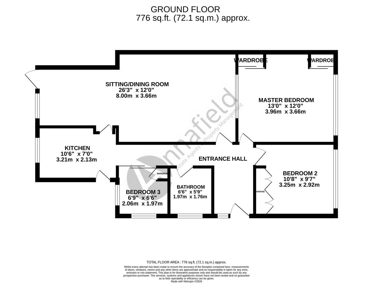 Park Crescent, Little Paxton, PE19 floorplan
