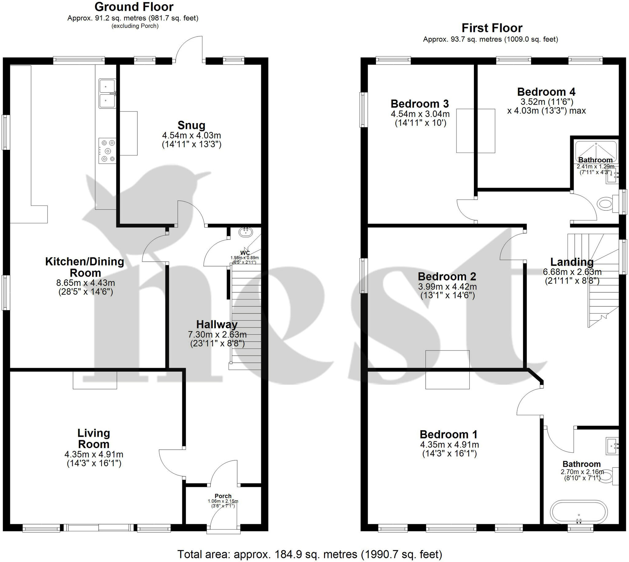Golf Links Road, Burnham On Sea, Somerset floorplan