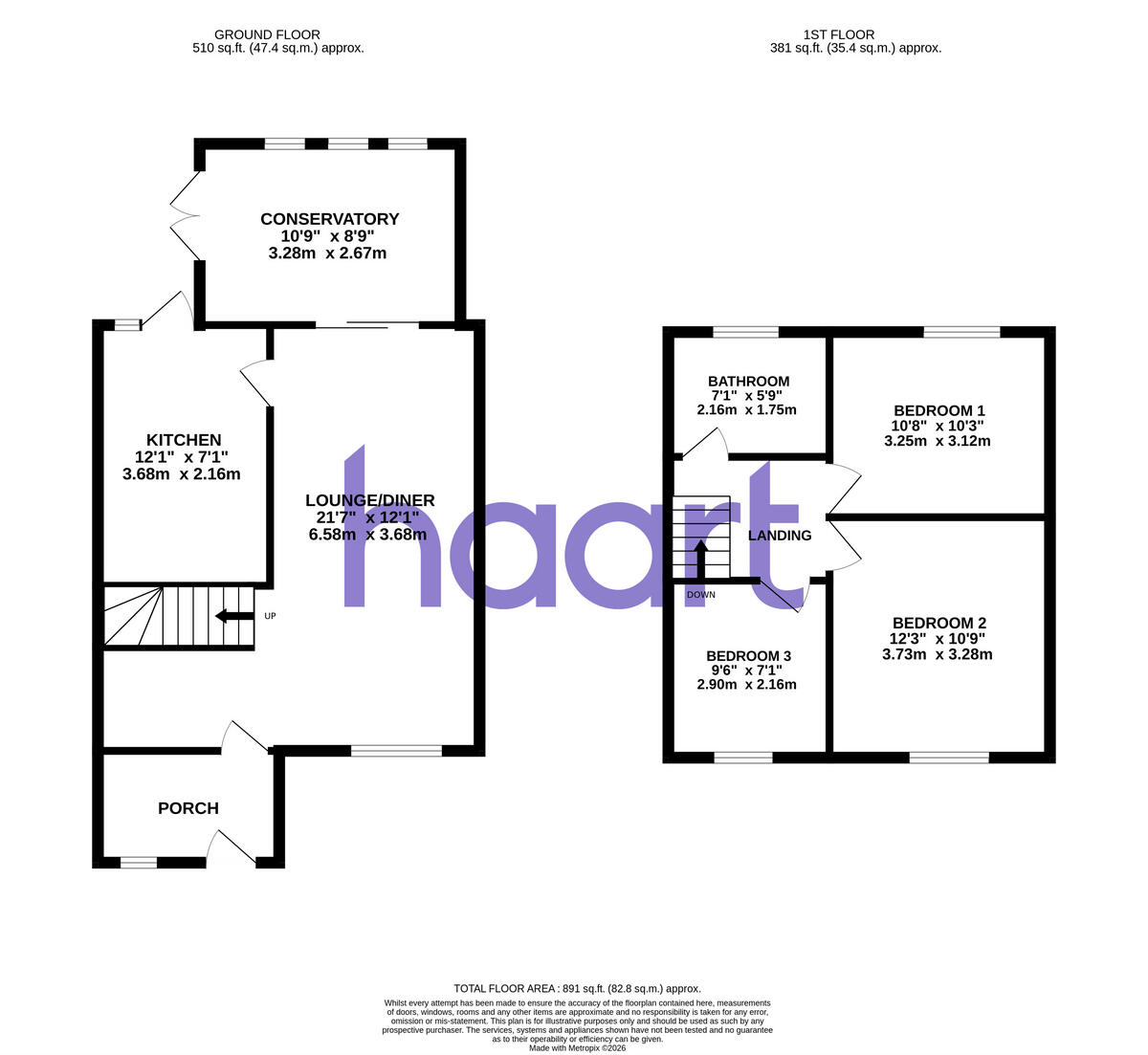 Springfield Park Lane, Chelmsford floorplan