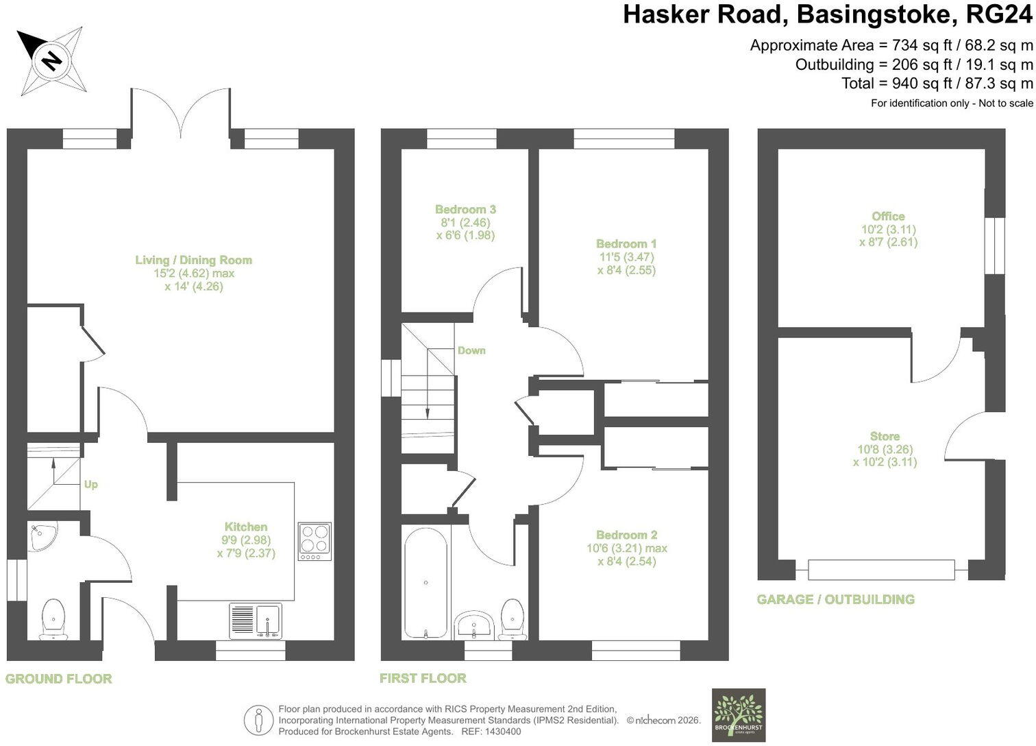 Hasker Road Basingstoke RG24 9NF floorplan