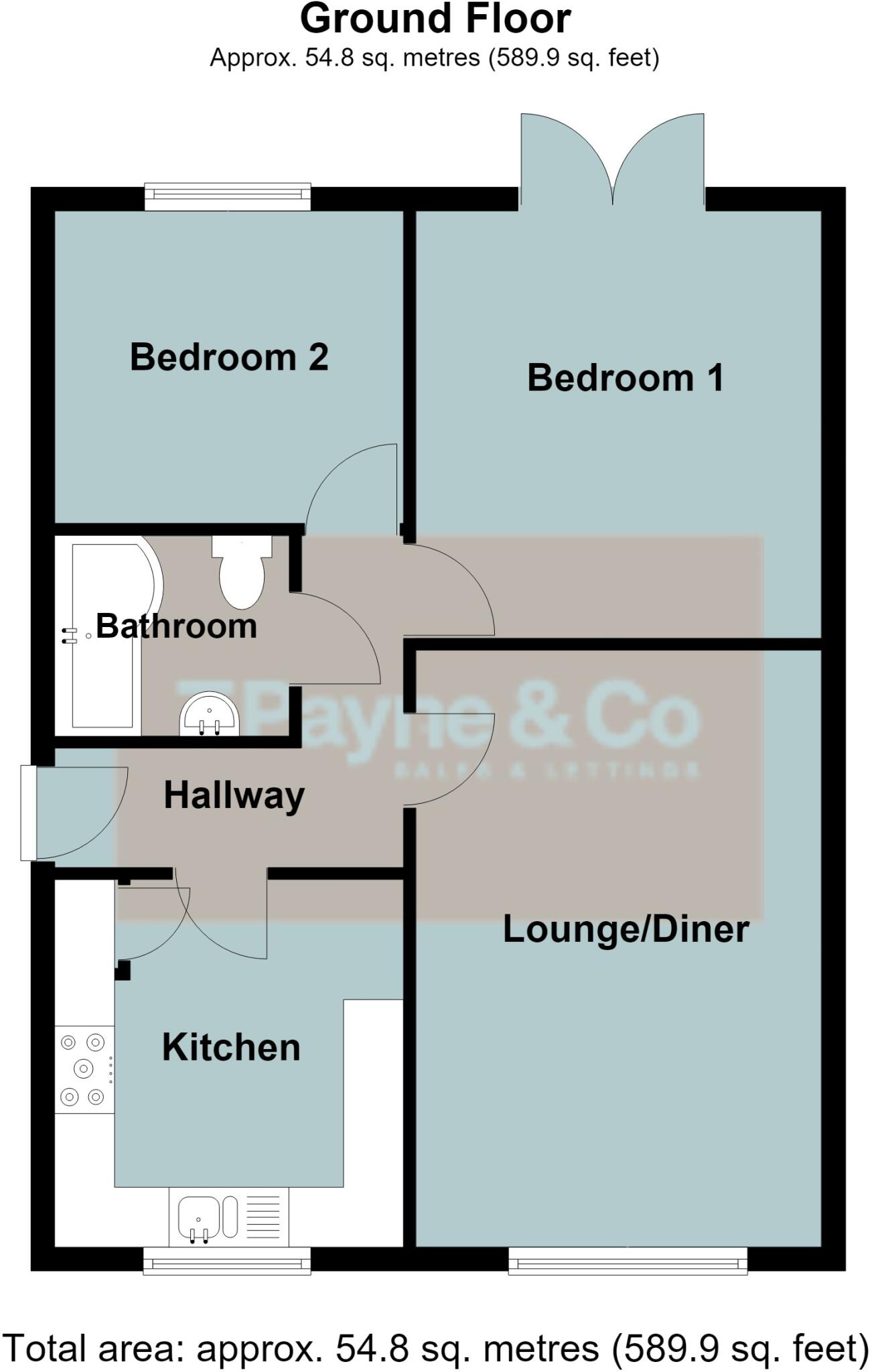 Hermitage Road, Earith, Huntingdon., PE28 3QD floorplan