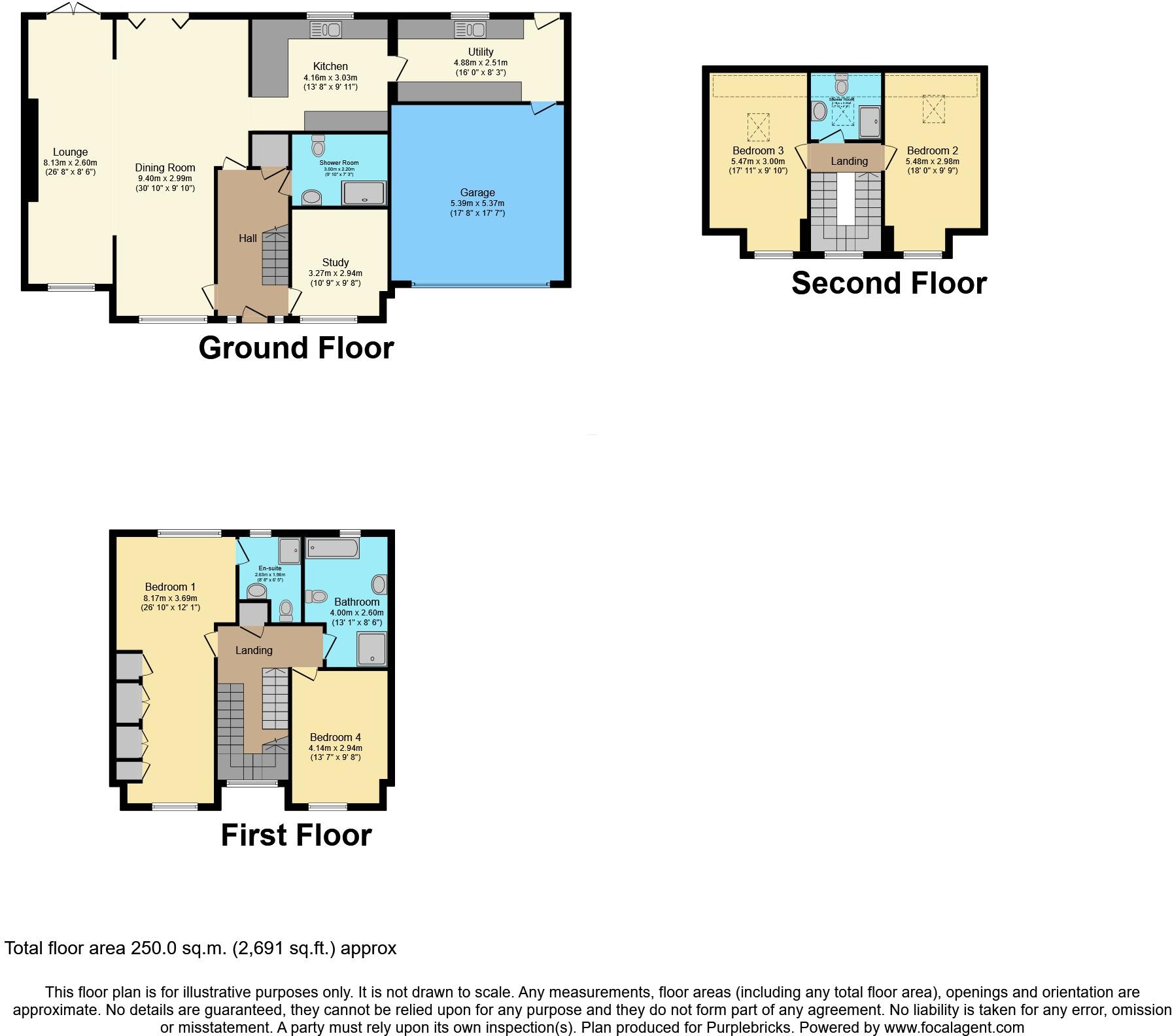 1, Barnview Court, Lower Bartle, Preston, PR4 floorplan