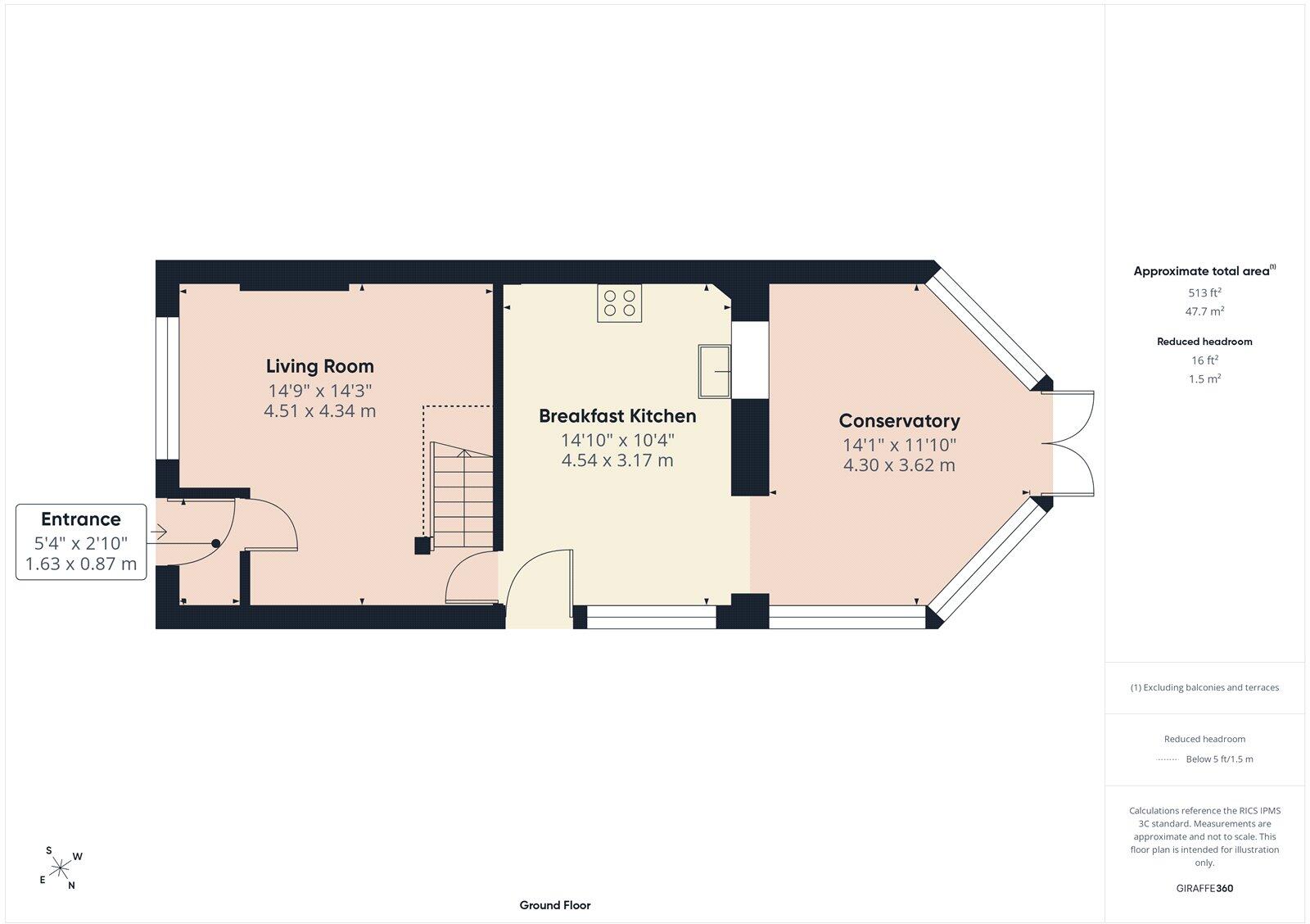 Aldcliffe Crescent, Doncaster, South Yorkshire, DN4 floorplan
