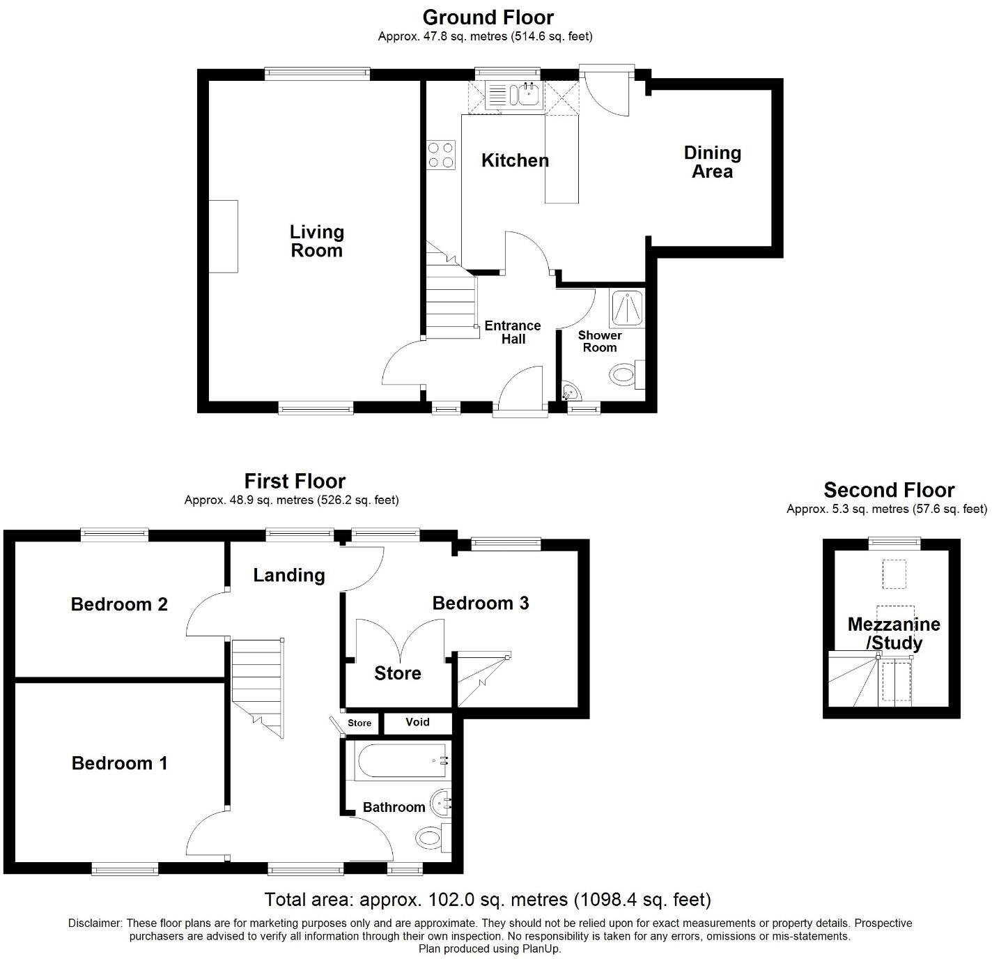 Park Mews Off Church Street, Riddings, DE55 floorplan