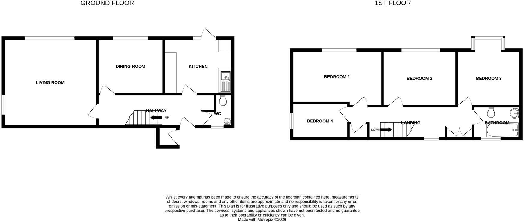 Trenchard Crescent, Springfield, Chelmsford floorplan
