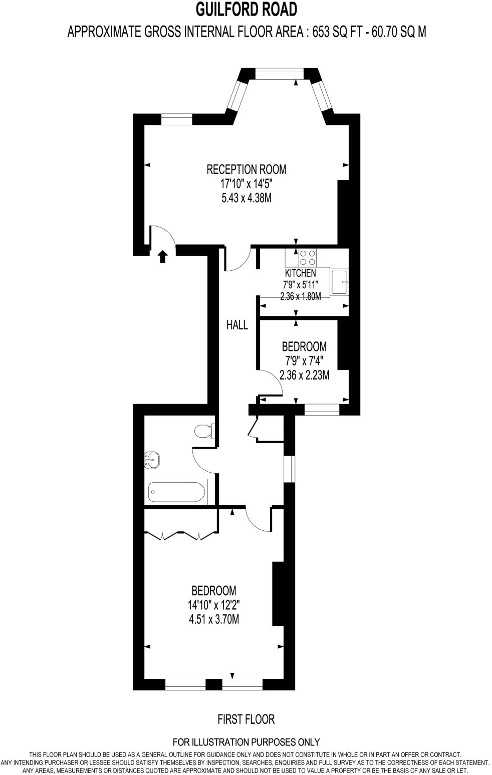 Guilford Avenue, Surbiton, KT5 floorplan