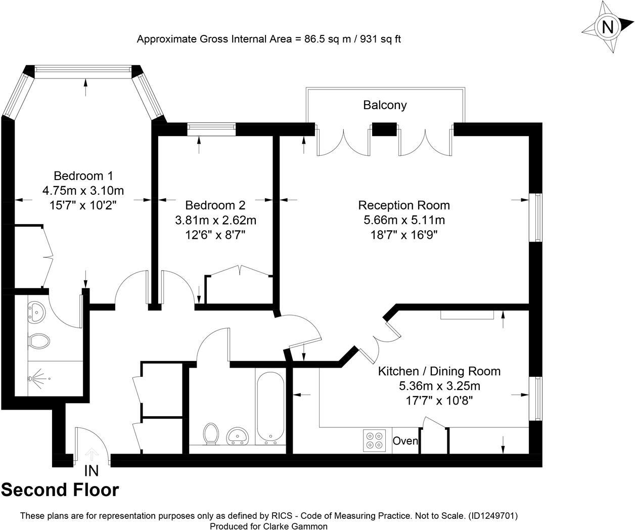 Tudor Court, Liphook floorplan