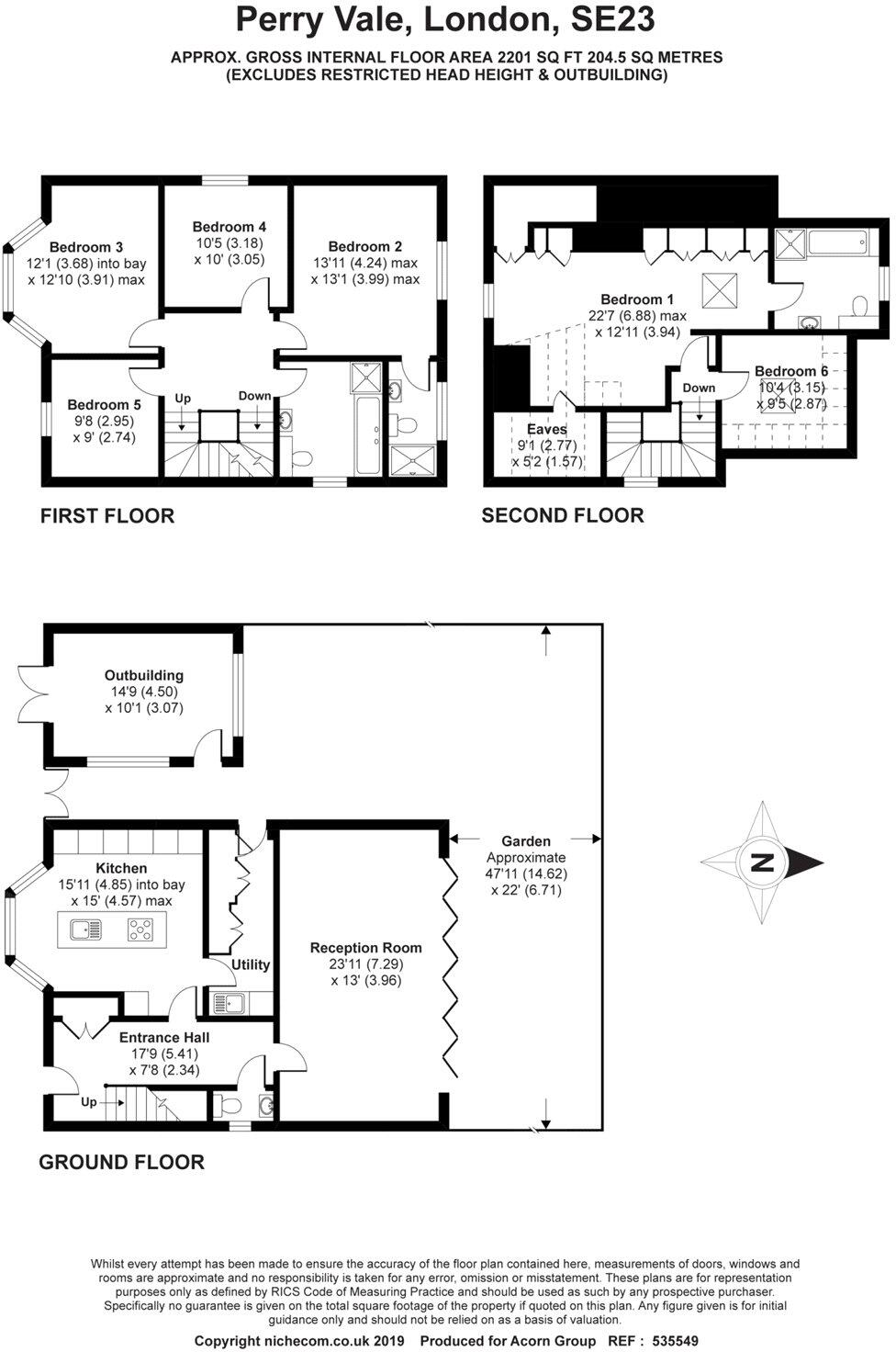 Perry Vale, London floorplan