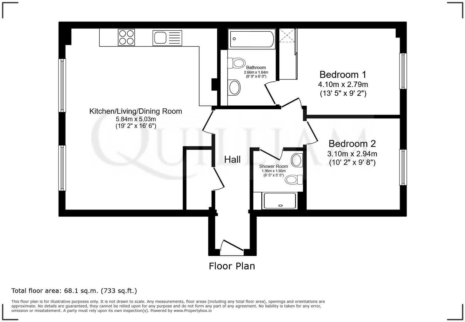 Canal Court, Brentford floorplan