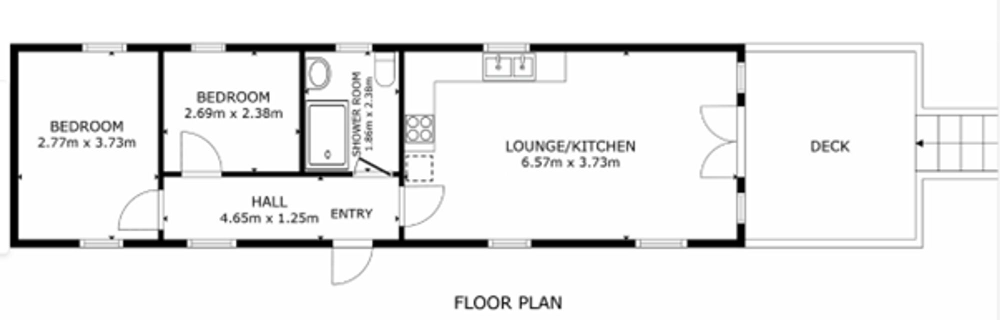 Plot 2, 'The Blyth' Humbie Chalet Village, Kirknewton, EH27 floorplan