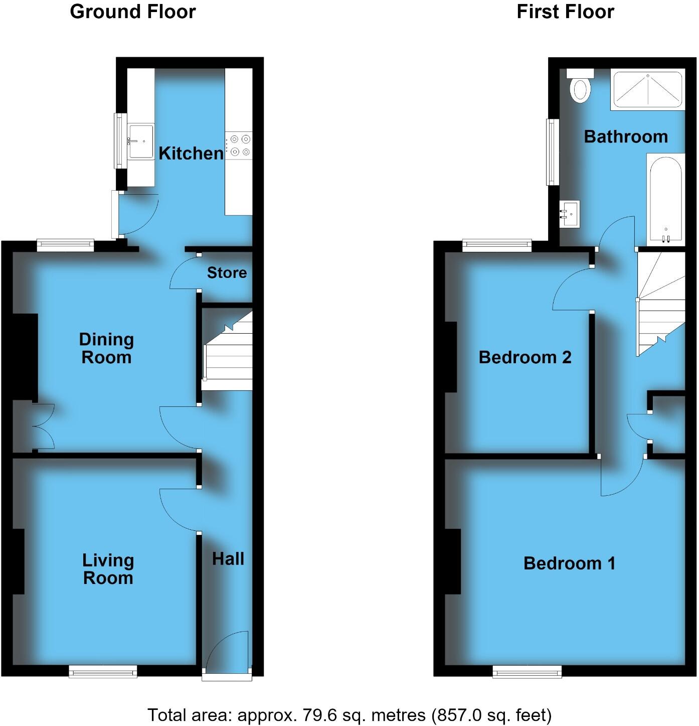 South View Road, Chester floorplan