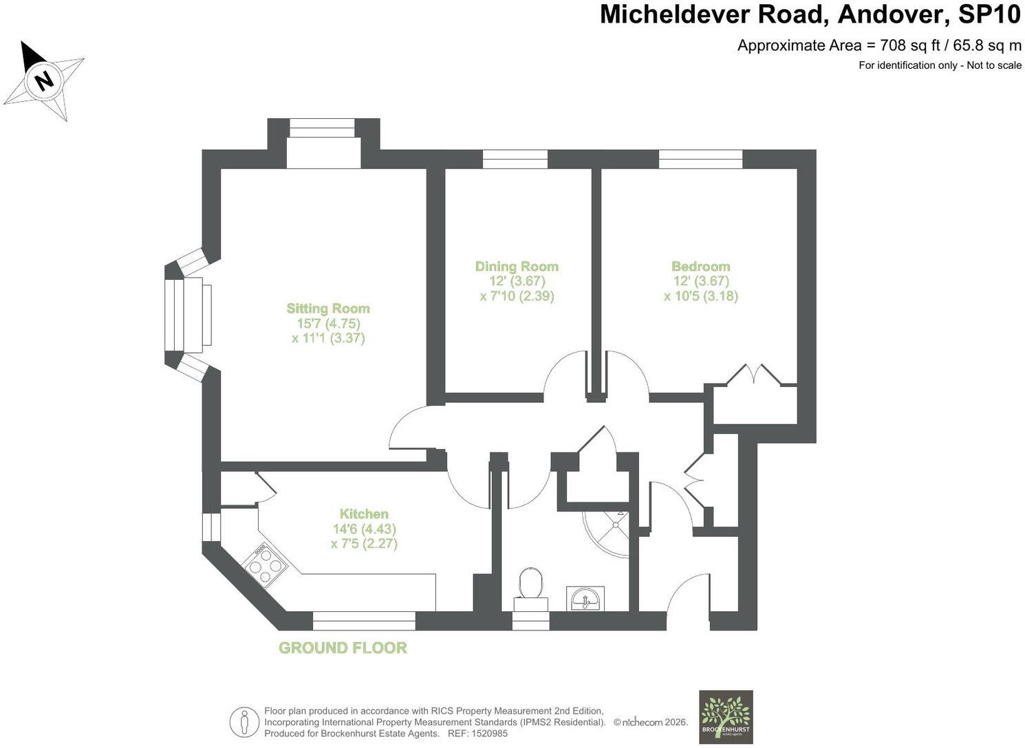 Micheldever Road, Andover, SP10 2BL floorplan