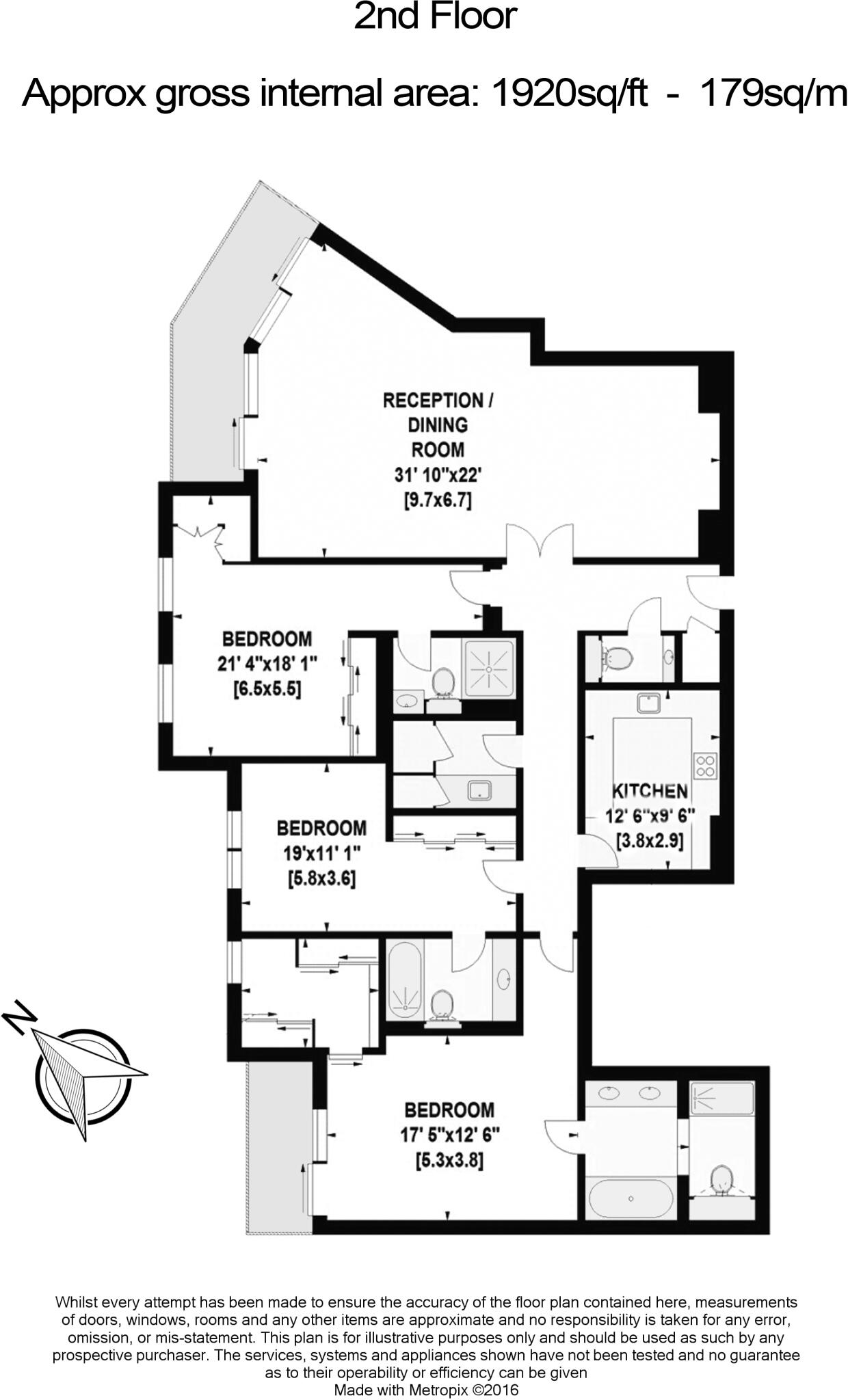 Park Street, London, SW6 floorplan