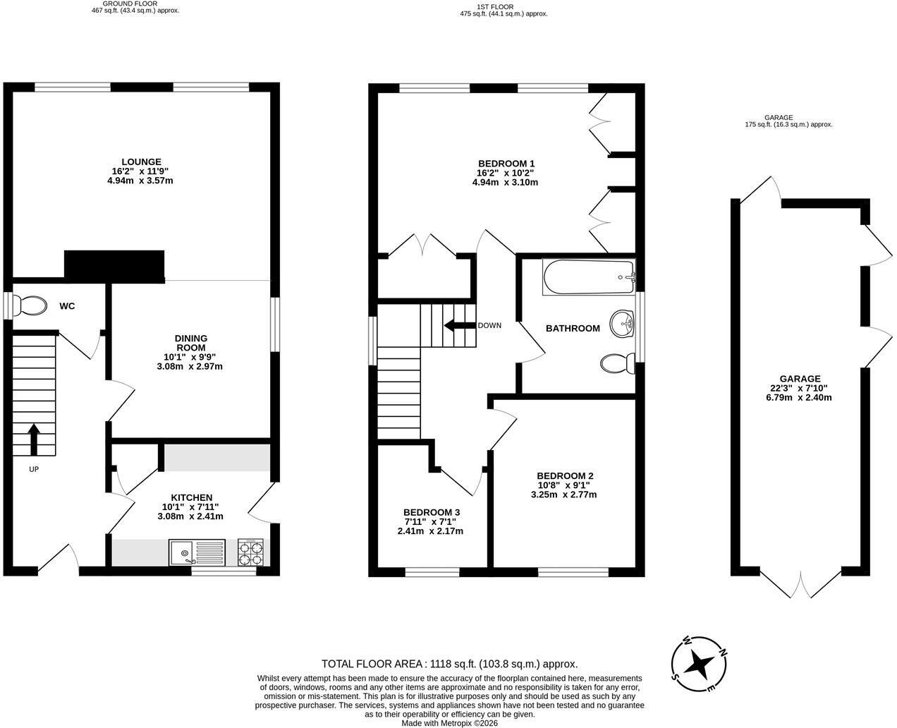 Eastfield Road, Messingham floorplan