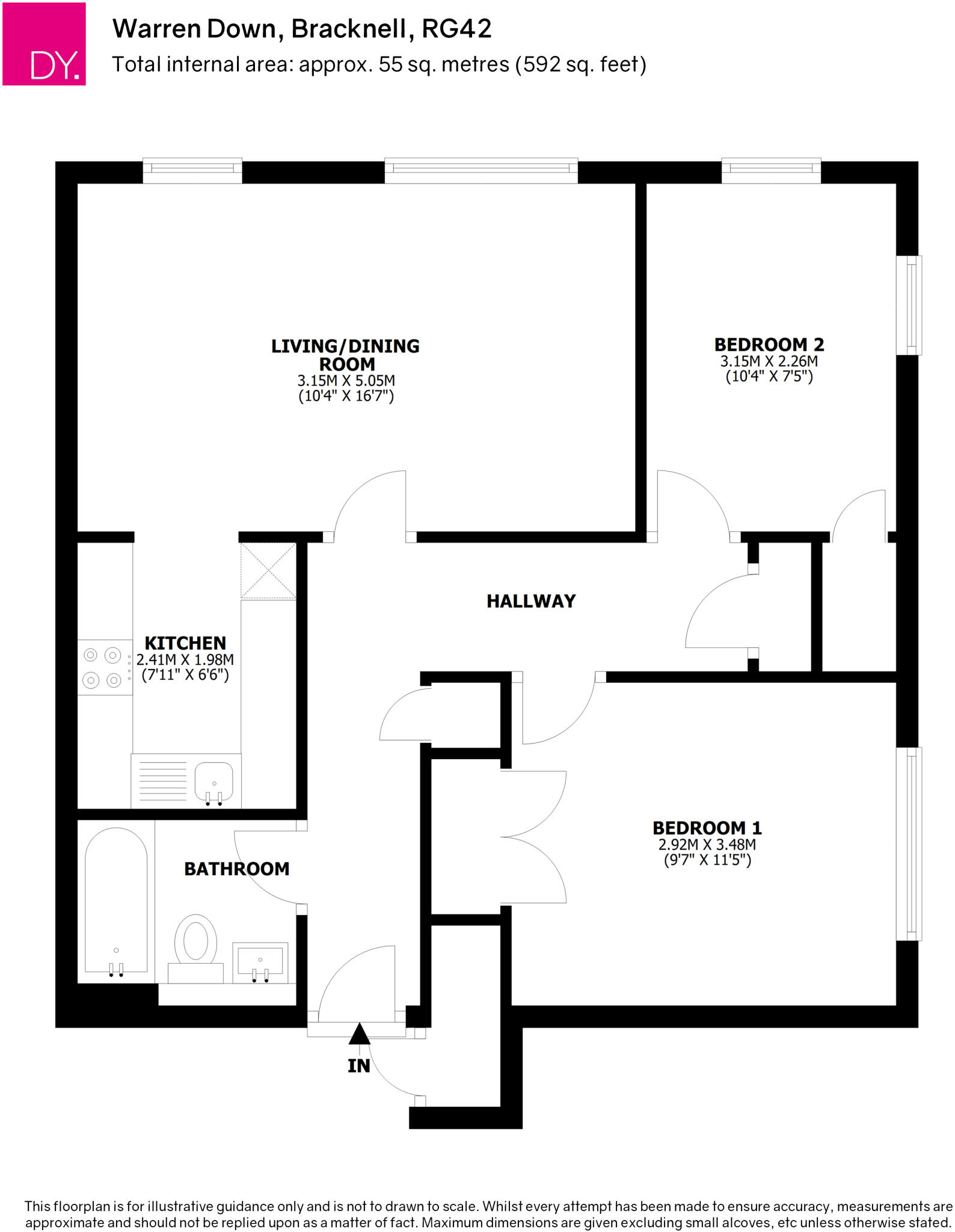 Warren Down, Bracknell, Berkshire, RG42 floorplan