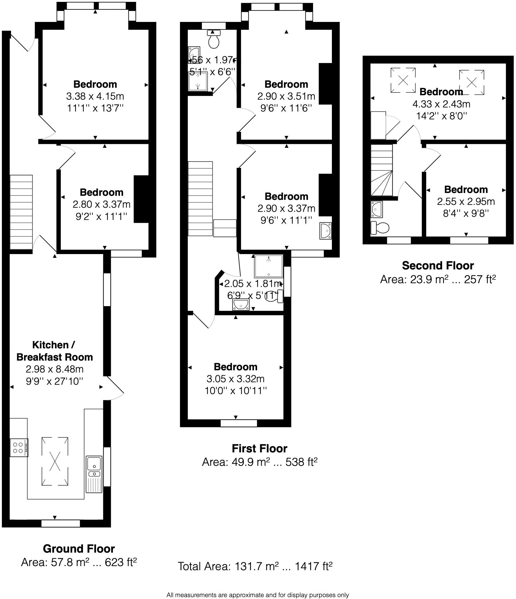 Brighton, East Sussex, BN1 floorplan