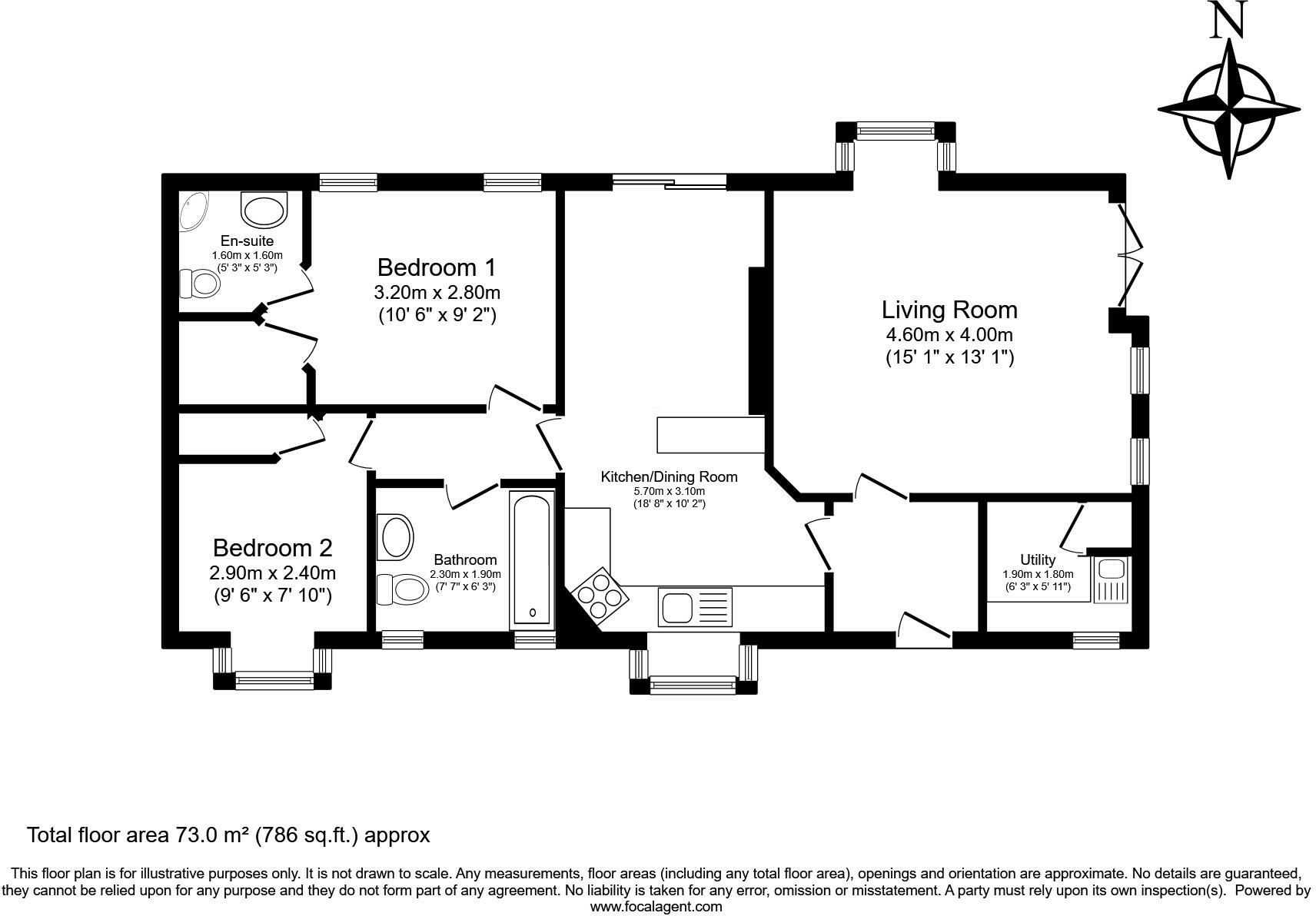 Presteigne, Powys, Wales, LD8 floorplan