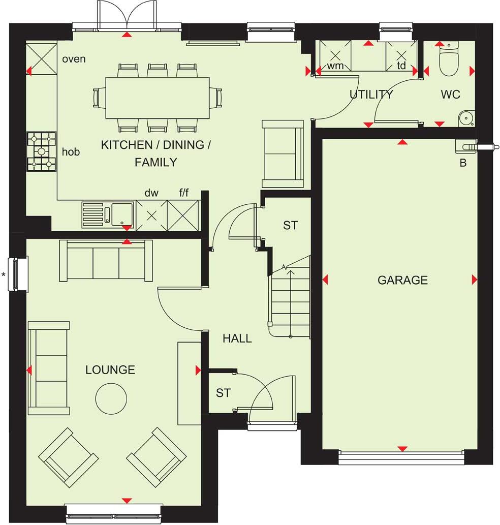Inkersall Road,
Chesterfield,
Derbyshire,
S43 3YJ floorplan