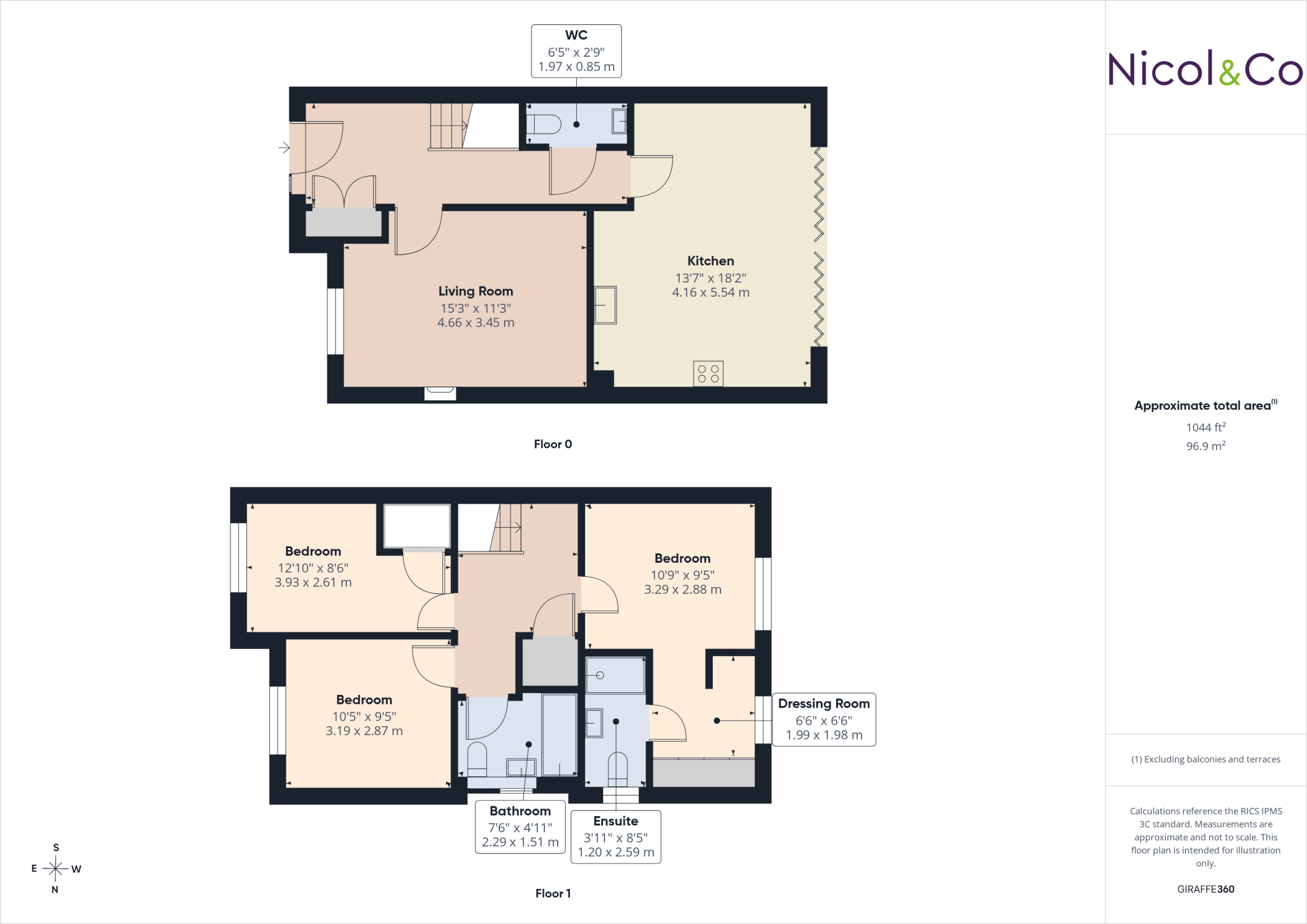 Woodview Close, Upton Snodsbury, Worcestershire, WR7 floorplan
