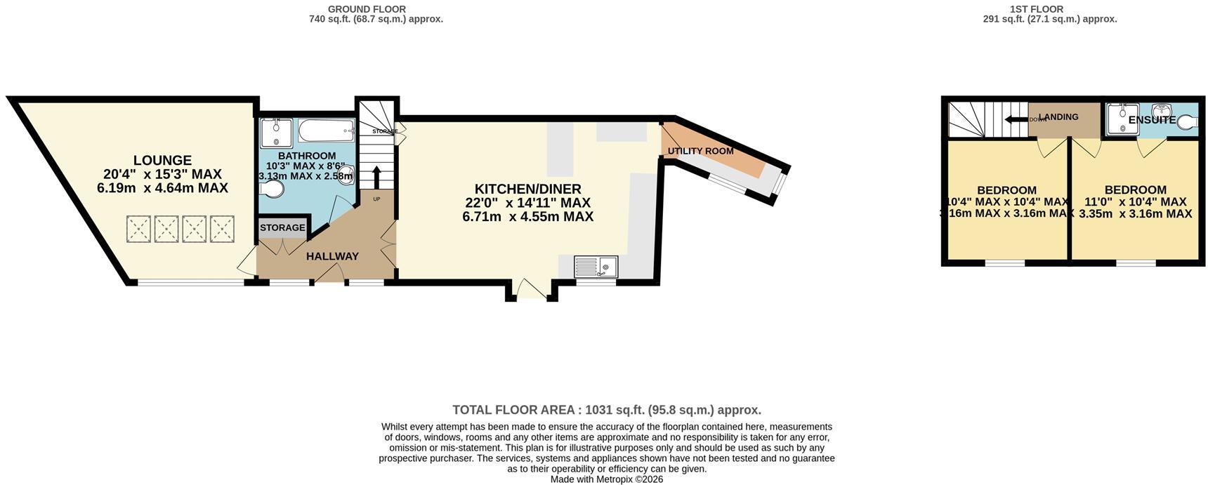 Phernyssick Road, St Austell floorplan